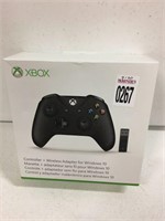 XBOX CONTROLLER + WIRELESS ADAPTER FOR WINDOWS 10