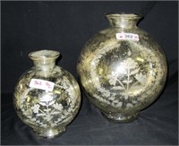 2 pcs Home Decor Glass Vases