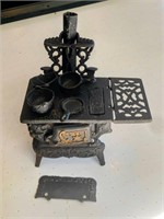 Miniature Cast Iron Crescent Stove