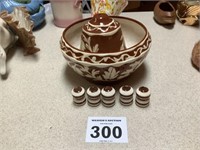 Ceramic Planters with Beads