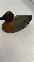Vintage canvas and wire duck decoy