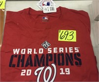 Worls series champions 2019 size large