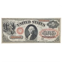 FR. 26 1875 $1 LEGAL TENDER USN GEM UNC SCARCE