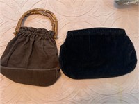1960s interchangeable purse corduroy
