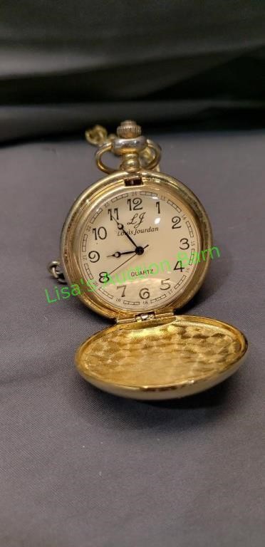 Louis Jourdan Quartz Pocket Watch