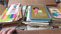 HUGE LOT OF VINTAGE WRITTEN IN CARDS, GREAT FOR