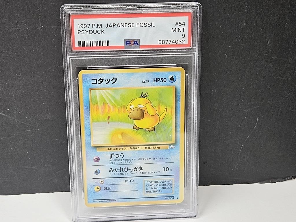 Graded Pokemon Card 1997 P.M. PSYDUCK
