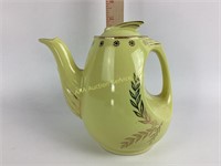 Hall Pottery Sundial Coffee Tea Pot Canary Yellow