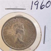 1960 Elizabeth II Canadian Silver Quarter