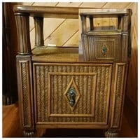 Woven Style Bedside Tables