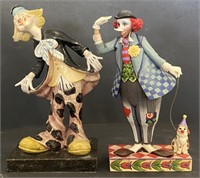 Clown Statues incl. Jim Shore “Clown’s Best