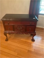 Wood ornate table