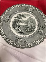 Vintage Jenny Lind Staffordshire England 10" Plate