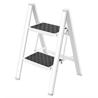 HBTower Step Ladder 2 Step Folding Stool, 330