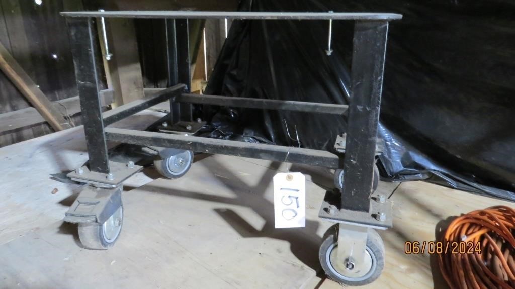 Metal Cart On Wheels