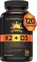 SEALED-Vitamin K2 + D3 Highest Potency capsules