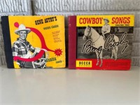 Country Western albums. Gene Autry.