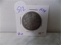 Canada 1934 50c Key Date VG