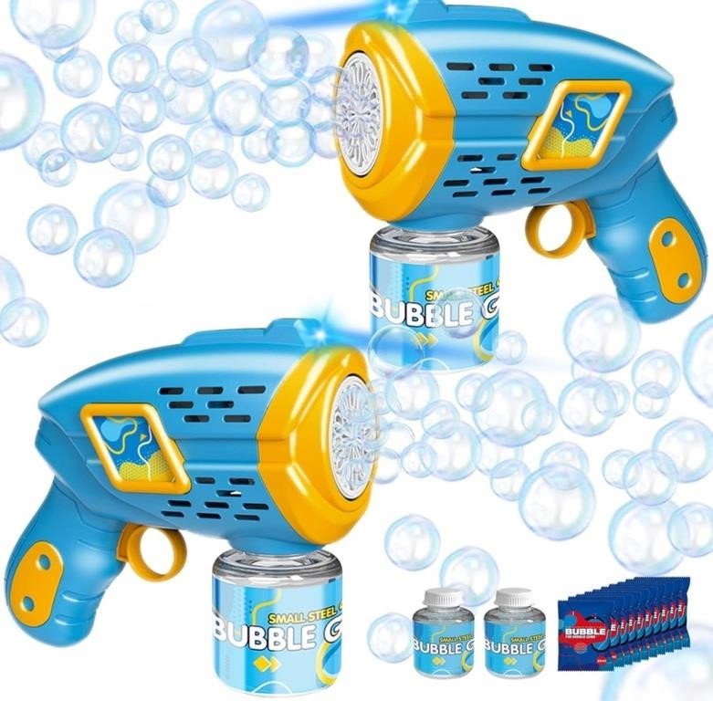 (new) 2-pack Bubble Gun Toddlers Toys, Automatic