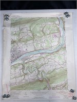 US Geological Survey Map of PA Berwick Quadrangle
