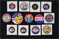 Vintage Political Campaign Button Pins (13)