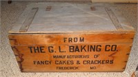 Wood Crate - G.L. Baking Co. Frederick,Md 14" x