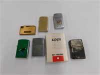 Zippo lighters & keychain - Elgin American