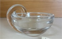 Vintage Steuben Scroll Glass Olive Bowl