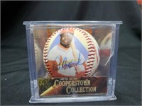 Lou Brock Autographed Cooperstown Coll Ball