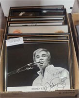 8 AUTOGRAPHED PHOTOS OF SONG ARTISTS