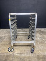 Don half size 7 tier bakery rack on casters