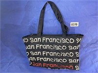 San Francisco Zippered Bag w/Handles, 14"