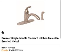Waterfront Kitchen Faucet-Nickel 3577636