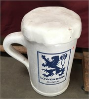 Lowenbrau Beer Styrofoam Mug Cooler
