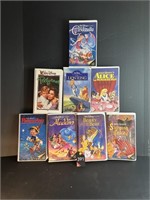 Walt Disney (8) VHS Tapes