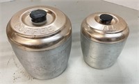 2 Pcs. Metal Kitchen Canisters