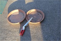 Garden tool and planter trays
