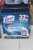Box of Lysol toilet bowl cleaner