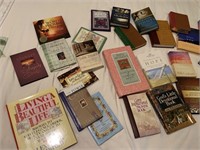 Box of Devotional style books.