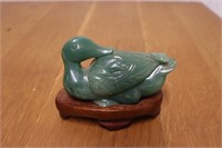 Vintage Jade Duck