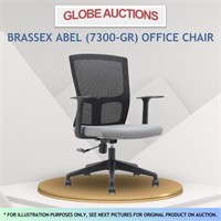 BRASSEX ABEL (7300-GR) OFFICE CHAIR (MSP:$348)