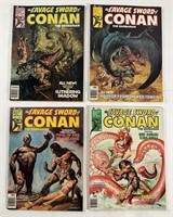 Curtis Savage Sword Of Conan Lot Nos.20-23 1977