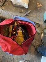 Bag with jumper cables and other items