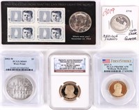 ASSORTED USA SILVER COIN COLLECTION - LOT OF 5