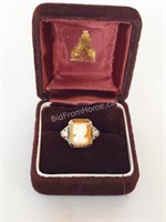 10KT CAMEO RING