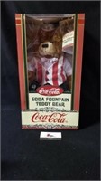 Coca Cola Soda Fountain Teddy Bear