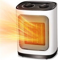 WF6082  Auseo Electric Space Heater, 1500W, White