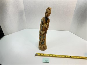 Asian Figure, Faux Hand Carved Ivory