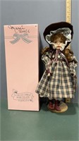 “ Marci” Collectible porcelain doll-by Delton