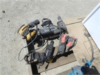 Dewalt Sander, Stanley Nailer, Drills